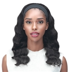 Glamourtress, wigs, weaves, braids, half wigs, full cap, hair, lace front, hair extension, nicki minaj style, Brazilian hair, crochet, hairdo, wig tape, remy hair, Lace Front Wigs, Remy Hair, Bobbi Boss 100% Human Hair Headband Wig - MH1403 YANKA