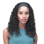 Glamourtress, wigs, weaves, braids, half wigs, full cap, hair, lace front, hair extension, nicki minaj style, Brazilian hair, crochet, hairdo, wig tape, remy hair, Lace Front Wigs, Remy Hair, Bobbi Boss 100% Human Hair Headband Wig - MH1405 VIANA