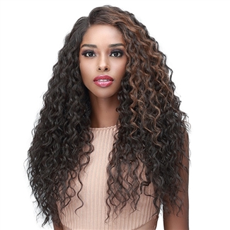 Glamourtress, wigs, weaves, braids, half wigs, full cap, hair, lace front, hair extension, nicki minaj style, Brazilian hair, crochet, wig tape, remy hair, Lace Front Wigs, Bobbi Boss Synthetic 13x4 Deep Lace Front Wig - MLF246 PHILA