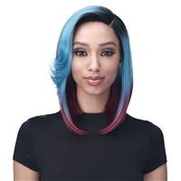 Glamourtress, wigs, weaves, braids, half wigs, full cap, hair, lace front, hair extension, nicki minaj style, Brazilian hair, crochet, wig tape, remy hair, Lace Front Wigs,Bobbi Boss Synthetic HD Lace Deep Part Wig - MLF651 LUISA