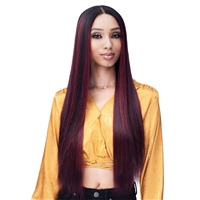 Glamourtress, wigs, weaves, braids, half wigs, full cap, hair, lace front, hair extension, nicki minaj style, Brazilian hair, crochet, hairdo, wig tape, remy hair, Bobbi Boss Miss Origin DesignerMix Human Hair Blend HD Lace Part Wig - MOLP001 EUGENIA