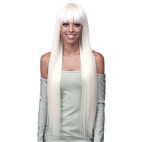 Glamourtress, wigs, weaves, braids, half wigs, full cap, hair, lace front, hair extension, nicki minaj style, Brazilian hair, crochet, hairdo, wig tape, remy hair, Lace Front Wigs, Remy Hair, Bobbi Boss Premium Synthetic Bang Full Wig - M406 KHALEESI