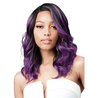 Glamourtress, wigs, weaves, braids, half wigs, full cap, hair, lace front, hair extension, nicki minaj style, Brazilian hair, crochet, hairdo, wig tape, remy hair, Bobbi Boss MediFresh Synthetic Hair 13x4 HD Lace Wig - MLF234 CASCY