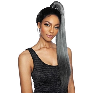 Glamourtress, wigs, weaves, braids, half wigs, full cap, hair, lace front, hair extension, nicki minaj style, Brazilian hair, crochet, hairdo, wig tape, remy hair, Mane Concept Synthetic Red Carpet Genie Pony Baby Hair Lace Front Wig - RCGP01 - KATY