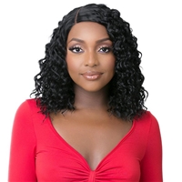 Glamourtress, wigs, weaves, braids, half wigs, full cap, hair, lace front, hair extension, nicki minaj style, Brazilian hair, crochet, hairdo, wig tape, remy hair, Lace Front Wigs, It's A Wig Human Hair Blend HD Lace Front Wig - SUPER BOHEMIAN 16