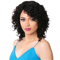 Glamourtress, wigs, weaves, braids, half wigs, full cap, hair, lace front, hair extension, nicki minaj style, Brazilian hair, crochet, hairdo, wig tape, remy hair, Lace Front Wigs, It's A Wig 100% Human Hair Wig - HH WET N WAVY RANA