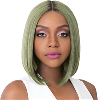 Glamourtress, wigs, weaves, braids, half wigs, full cap, hair, lace front, hair extension, nicki minaj style, Brazilian hair, crochet, hairdo, wig tape, remy hair, Lace Front Wigs, It's A Wig Synthetic Swiss Lace Front Wig - MACON
