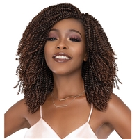 Glamourtress, wigs, weaves, braids, half wigs, full cap, hair, lace front, hair extension, nicki minaj style, Brazilian hair, crochet, hairdo, wig tape, remy hair, Janet Collection Afro Nala Tress Braids - 2X CURL BAE 4A 10