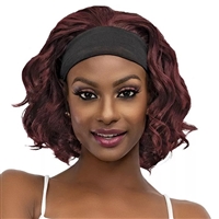 Glamourtress, wigs, weaves, braids, half wigs, full cap, hair, lace front, hair extension, nicki minaj style, Brazilian hair, crochet, hairdo, wig tape, remy hair, Janet Collection Synthetic Crescent Headband Wig - GIGI