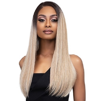 Glamourtress, wigs, weaves, braids, half wigs, full cap, hair, lace front, hair extension, nicki minaj style, Brazilian hair, crochet, hairdo, wig tape, remy hair, Janet Collection Synthetic Melt Extended Deep HD Part Lace Wig - BISA