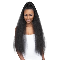 Glamourtress, wigs, weaves, braids, half wigs, full cap, hair, lace front, hair extension, nicki minaj style, Brazilian hair, crochet, hairdo, wig tape, remy hair, Lace Front Wigs, Remy Hair, Janet Collection ESSENTIALS Snatch & Wrap Ponytail - FRENCH 32"