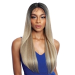 Glamourtress, wigs, weaves, braids, half wigs, full cap, hair, lace front, hair extension, nicki minaj style, Brazilian hair, crochet, hairdo, wig tape, remy hair, Mane Concept Red Sugar Synthetic Edge Slay Lace Front Wig - RCES206 SUAVE