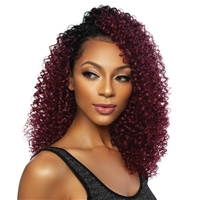 Glamourtress, wigs, weaves, braids, half wigs, full cap, hair, lace front, hair extension, nicki minaj style, Brazilian hair, crochet, hairdo, wig tape, remy hair, Lace Front Wigs, Remy Hair, Mane Concept Red Carpet Instaglam Half Wig - RIG102 LANA