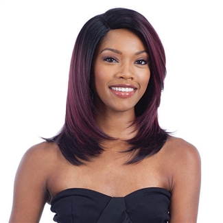 Glamourtress, wigs, weaves, braids, half wigs, full cap, hair, lace front, hair extension, nicki minaj style, Brazilian hair, crochet, hairdo, wig tape, remy hair, Lace Front Wigs, Remy Hair, Model Model Deep Invisible L-Part Wig JULIET