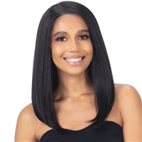 Glamourtress, wigs, weaves, braids, half wigs, full cap, hair, lace front, hair extension, nicki minaj style, Brazilian hair, crochet, hairdo, wig tape, remy hair, Lace Front Wigs, Remy Hair, Model Model Premium Synthetic Mint HD Lace Frontal Wig - MHF-02