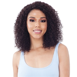 Glamourtress, wigs, weaves, braids, half wigs, full cap, hair, lace front, hair extension, nicki minaj style, Brazilian hair, crochet, hairdo, wig tape, remy hair, Lace Front Wigs, Model Model Nude Brazilian Natural Human Hair 5" Lace Part Wig - RENELL