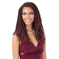 Glamourtress, wigs, weaves, braids, half wigs, full cap, hair, lace front, hair extension, nicki minaj style, Brazilian hair, crochet, hairdo, wig tape, remy hair, Lace Front Wigs, Model Model Glance Synthetic Braid - 3X PRE-CURLED TWIST 14