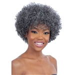 Glamourtress, wigs, weaves, braids, half wigs, full cap, hair, lace front, hair extension, nicki minaj style, Brazilian hair, crochet, hairdo, wig tape, remy hair, Lace Front Wigs, Remy Hair, Human Hair, Model Model Synthetic Sterling Queen Wig - SQ-01