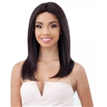 Glamourtress, wigs, weaves, braids, half wigs, full cap, hair, lace front, hair extension, nicki minaj style, Brazilian hair, crochet, hairdo, wig tape, remy hair, Lace Front Wigs, Model Model Galleria 100% Virgin Human Hair Lace Front Wig ST18