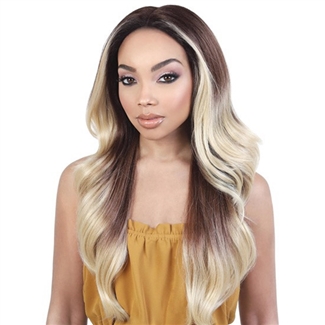 Glamourtress, wigs, weaves, braids, half wigs, full cap, hair, lace front, hair extension, nicki minaj style, Brazilian hair, crochet, hairdo, wig tape, remy hair, Lace Front Wigs, Motown Tress Let's Lace Spin Part Synthetic Lace Wig - LDP SPIN72