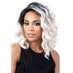 Glamourtress, wigs, weaves, braids, half wigs, full cap, hair, lace front, hair extension, nicki minaj style, Brazilian hair, crochet, hairdo, wig tape, remy hair, Lace Front Wigs, Motown Tress Synthetic Hair Wig - DP ZOE (5 inch deep lace part)