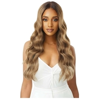 Glamourtress, wigs, weaves, braids, half wigs, full cap, hair, lace front, hair extension, nicki minaj style, Brazilian hair, crochet, hairdo, wig tape, remy hair, Lace Front Wigs, Outre Synthetic Sleeklay Part HD Lace Front Wig - IDINA- CLEARANCE