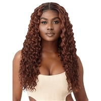 Glamourtress, wigs, weaves, braids, half wigs, full cap, hair, lace front, hair extension, nicki minaj style, Brazilian hair, crochet, hairdo, wig tape, remy hair, Outre Synthetic Hair Deluxe Wide HD Lace Front Wig - SECORA