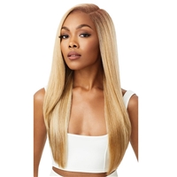 Glamourtress, wigs, weaves, braids, half wigs, full cap, hair, lace front, hair extension, nicki minaj style, Brazilian hair, crochet, hairdo, wig tape, remy hair, Lace Front Wigs, Outre Perfect Hairline 13X6 Faux Scalp HD Lace Wig - JAYLANI