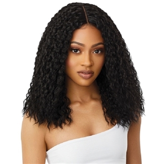 Glamourtress, wigs, weaves, braids, half wigs, full cap, hair, lace front, hair extension, nicki minaj style, Brazilian hair, crochet, hairdo, wig tape, remy hair, Lace Front Wigs, Outre Synthetic I-Part Swiss HD Lace Front Wig - ATLANTA