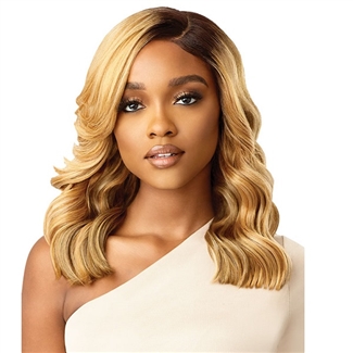 Glamourtress, wigs, weaves, braids, half wigs, full cap, hair, lace front, hair extension, nicki minaj style, Brazilian hair, crochet, hairdo, wig tape, remy hair, Lace Front Wigs, Outre Synthetic Melted Hairline Lace Front Wig - ELORA