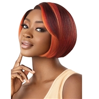 Glamourtress, wigs, weaves, braids, half wigs, full cap, hair, lace front, hair extension, nicki minaj style, Brazilian hair, crochet, hairdo, wig tape, remy hair, Lace Front Wigs, Outre Synthetic Melted Hairline HD Lace Front Wig - KIE