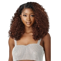 Glamourtress, wigs, weaves, braids, half wigs, full cap, hair, lace front, hair extension, nicki minaj style, Brazilian hair, crochet, hairdo, wig tape, remy hair, Lace Front Wigs, Outre Synthetic Melted Hairline Swirlista HD Lace Front Wig - SWIRL 103