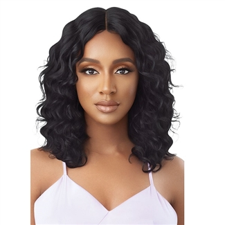 Glamourtress, wigs, weaves, braids, half wigs, full cap, hair, lace front, hair extension, nicki minaj style, Brazilian hair, wig tape, remy hair, Lace Front Wigs, Outre Mytresses Purple Label 100% Unprocessed Hair No Knot Part Wig - ORIANA