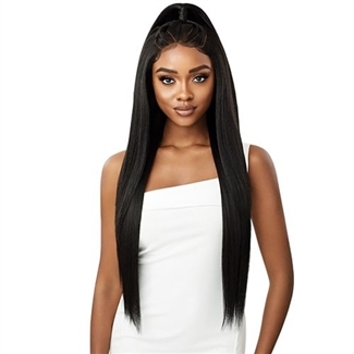 Glamourtress, wigs, weaves, braids, half wigs, full cap, hair, lace front, hair extension, nicki minaj style, Brazilian hair, crochet, hairdo, wig tape, remy hair, Lace Front Wigs, Outre Perfect Hairline Synthetic 13X6 Lace Front Wig - SHADAY 32