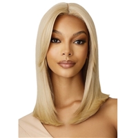 Glamourtress, wigs, weaves, braids, half wigs, full cap, hair, lace front, hair extension, nicki minaj style, Brazilian hair, crochet, hairdo, wig tape, remy hair, Lace Front Wigs, Outre Synthetic Hair Glueless HD Lace Front Wig - NAYELLA