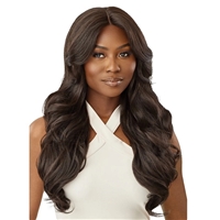 Glamourtress, wigs, weaves, braids, half wigs, full cap, hair, lace front, hair extension, nicki minaj style, Brazilian hair, crochet, hairdo, wig tape, remy hair, Lace Front Wigs, Outre Synthetic Hair Glueless HD Lace Front Wig - ZAYDELL