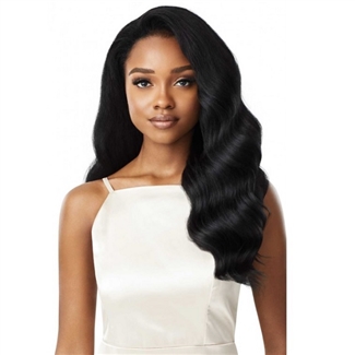 Glamourtress, wigs, weaves, braids, half wigs, full cap, hair, lace front, hair extension, nicki minaj style, Brazilian hair, crochet, hairdo, wig tape, remy hair, Lace Front Wigs, Remy Hair, Outre Synthetic Half Wig Quick Weave - LYNDI