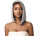Glamourtress, wigs, weaves, braids, half wigs, full cap, hair, lace front, hair extension, nicki minaj style, Brazilian hair, crochet, hairdo, wig tape, remy hair, Lace Front Wigs, Outre Synthetic I-Part Swiss Lace Front Wig - LENI