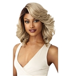 Glamourtress, wigs, weaves, braids, half wigs, full cap, hair, lace front, hair extension, nicki minaj style, Brazilian hair, crochet, hairdo, wig tape, remy hair, Lace Front Wigs, Outre Synthetic L-Part Swiss Lace Front Wig - BRANDI