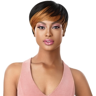 Glamourtress, wigs, weaves, braids, half wigs, full cap, hair, lace front, hair extension, nicki minaj style, Brazilian hair, crochet, hairdo, wig tape, remy hair, Lace Front Wigs, Remy Hair, Outre Synthetic Wigpop Full Wig - CHASTITY