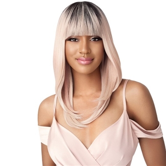 Glamourtress, wigs, weaves, braids, half wigs, full cap, hair, lace front, hair extension, nicki minaj style, Brazilian hair, crochet, hairdo, wig tape, remy hair, Lace Front Wigs, Remy Hair, Outre Synthetic Wigpop Full Wig - GABBY