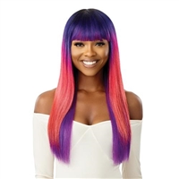 Glamourtress, wigs, weaves, braids, half wigs, full cap, hair, lace front, hair extension, nicki minaj style, Brazilian hair, crochet, hairdo, wig tape, remy hair, Lace Front Wigs, Remy Hair, Outre Wigpop Color Play Synthetic Hair Wig - VIRGO