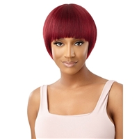 Glamourtress, wigs, weaves, braids, half wigs, full cap, hair, lace front, hair extension, nicki minaj style, Brazilian hair, crochet, hairdo, wig tape, remy hair, Lace Front Wigs, Remy Hair, Outre Wigpop Synthetic Hair Wig - HONEY