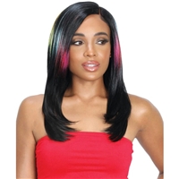 Glamourtress, wigs, weaves, braids, half wigs, full cap, hair, lace front, hair extension, nicki minaj style, Brazilian hair, crochet, hairdo, wig tape, remy hair, Lace Front Wigs, Zury Sis Honey Synthetic HD Lace Part Wig - FW-Part HW Chrissy