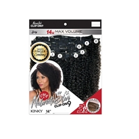 Glamourtress, wigs, weaves, braids, half wigs, full cap, hair, lace front, hair extension, nicki minaj style, Brazilian hair, crochet, hairdo, Zury Naturali Star Human Hair Natural Mix Clip & Go - CLIP ON 9 KINKY