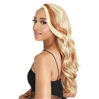 Glamourtress, wigs, weaves, braids, half wigs, full cap, hair, lace front, hair extension, nicki minaj style, Brazilian hair, crochet, hairdo, wig tape, remy hair, Zury Sis Human Hair Blend Natural Mix Glueless Lace Front Wig - PM LF HD CAMA