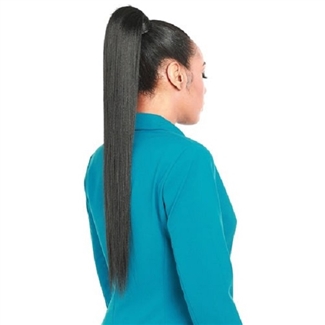 Glamourtress, wigs, weaves, braids, half wigs, full cap, hair, lace front, hair extension, nicki minaj style, Brazilian hair, crochet, hairdo, wig tape, remy hair, Lace Front Wigs, Zury Synthetic EZ Wrap Ponytail - STRAIGHT