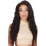 Glamourtress, wigs, weaves, braids, half wigs, full cap, hair, lace front, hair extension, nicki minaj style, Brazilian hair, crochet, hairdo, wig tape, remy hair, Lace Front Wigs, Zury Sis Synthetic Hair Lace Front Wig - DIVA LACE PASSION TWIST