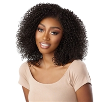 Glamourtress, wigs, weaves, braids, half wigs, full cap, hair, lace front, hair extension, nicki minaj style, Brazilian hair, crochet, hairdo, wig tape, remy hair, Sensationnel Curls Kinks & Co Synthetic Hair 13x6 Glueless HD Lace Wig - KINKY COILY 16