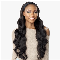 Glamourtress, wigs, weaves, braids, half wigs, full cap, hair, lace front, hair extension, nicki minaj style, Brazilian hair, crochet, hairdo, wig tape, remy hair, Lace Front Wigs, Remy Hair, Sensationnel Synthetic Dashly Headband Wig - HB UNIT 4